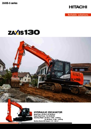 Excavadoras de orugas Hitachi ZX 130-5 B