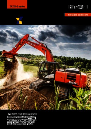 Excavadoras de orugas Hitachi ZX250LCN-6