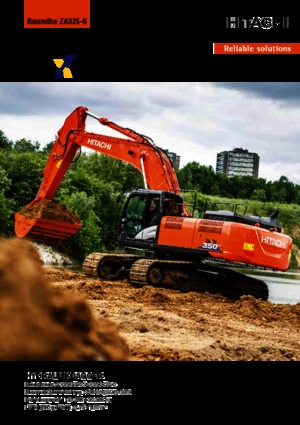 Excavadoras de orugas Hitachi ZX350LC-6