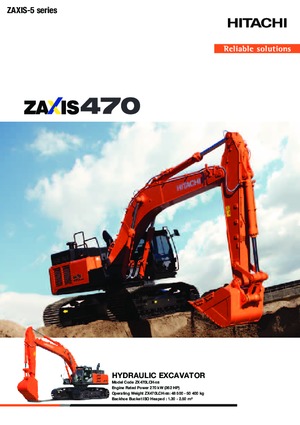 Excavadoras de orugas Hitachi ZX 470 LCH-5 G