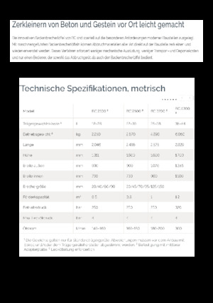 Cucharas trituradoras Epiroc BC 2500 
