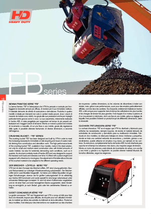 Cucharas trituradoras VTN FB250