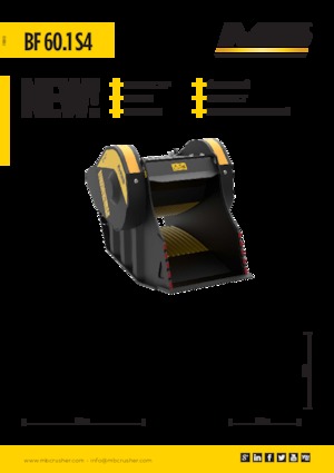 Cucharas trituradoras MB Crusher BF60.1 S4