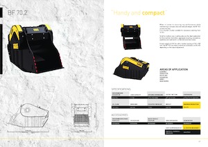 Cucharas trituradoras MB Crusher BF70.2 S4