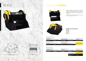 Cucharas trituradoras MB Crusher BF80.3 S4