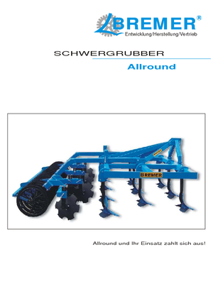Cultivadores Bremer Allround 3