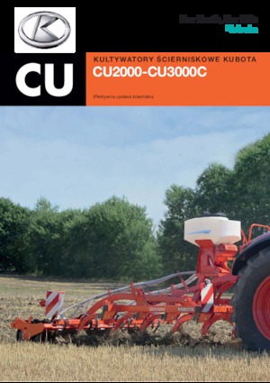 Cultivadores Kubota CU3300 AF