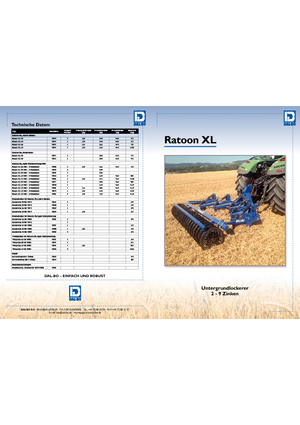 Cultivadores DAL-BO Ratoon XL 235