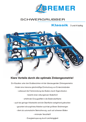 Cultivadores Bremer SHG 460/23