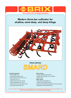 Cultivadores Brix Smard 450 H RPW Ø  500