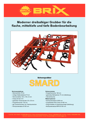 Cultivadores Brix Smard 450 H RPW Ø  500