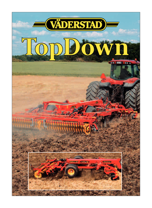 Cultivadores Väderstad TopDown 300