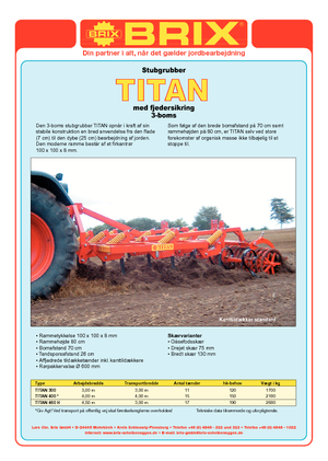 Cultivadores Brix Titan 300 FA RPW Ø 600