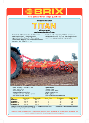 Cultivadores Brix Titan 300 FA RPW Ø 600