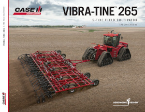 Cultivadores Case IH Vibra-Tine 265 S-Tine Double-Fold 40.6