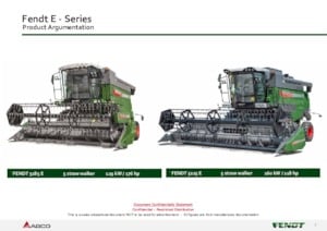 Cosechadoras – mecanismo de corte Fendt PowerFlow 25` 