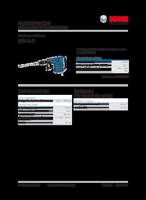 Martillos de demolición y rompedores Bosch GSH 11 E
