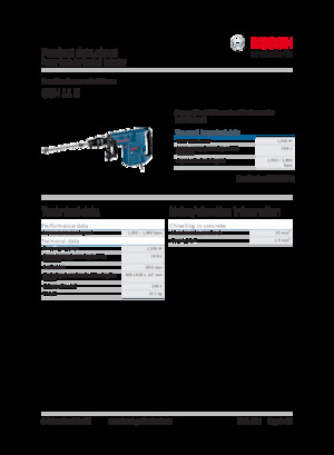 Martillos de demolición y rompedores Bosch GSH 11 E
