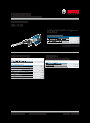 Martillos de demolición y rompedores Bosch GSH 11 VC