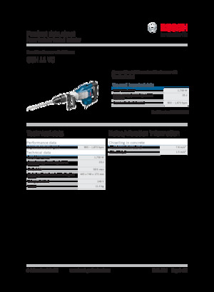 Martillos de demolición y rompedores Bosch GSH 11 VC