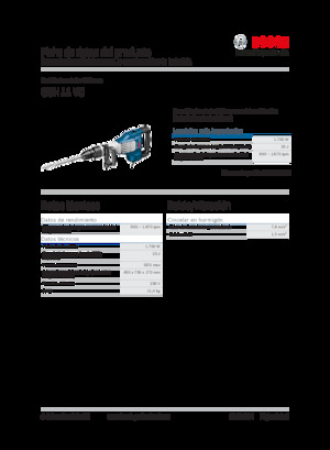 Martillos de demolición y rompedores Bosch GSH 11 VC