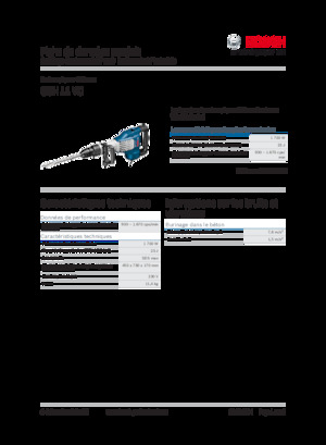 Martillos de demolición y rompedores Bosch GSH 11 VC