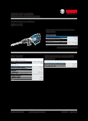 Martillos de demolición y rompedores Bosch GSH 11 VC