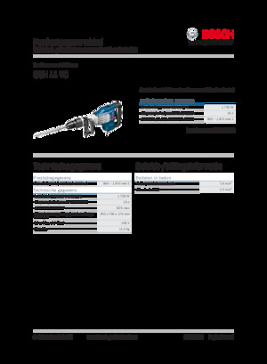 Martillos de demolición y rompedores Bosch GSH 11 VC