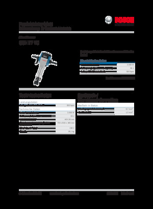 Martillos de demolición y rompedores Bosch GSH 27 VC
