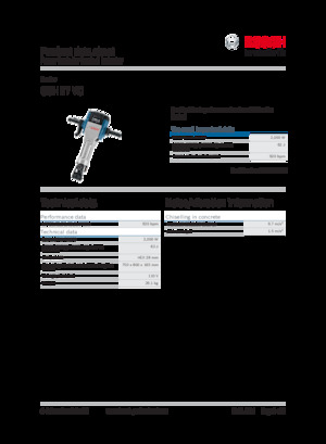 Martillos de demolición y rompedores Bosch GSH 27 VC