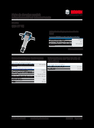 Martillos de demolición y rompedores Bosch GSH 27 VC