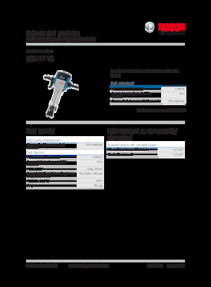 Martillos de demolición y rompedores Bosch GSH 27 VC