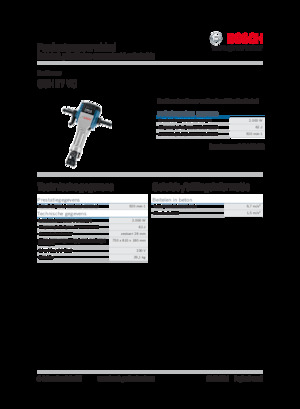 Martillos de demolición y rompedores Bosch GSH 27 VC