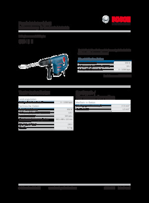 Martillos de demolición y rompedores Bosch GSH 3 E