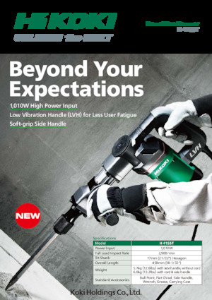 Martillos de demolición y rompedores HiKOKI H41SST