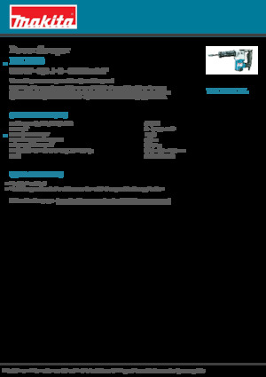 Martillos de demolición y rompedores Makita HK1810