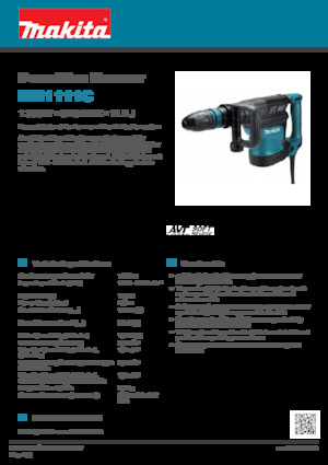 Martillos de demolición y rompedores Makita HM1111C
