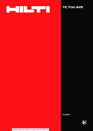 Martillos de demolición y rompedores Hilti TE 700-AVR