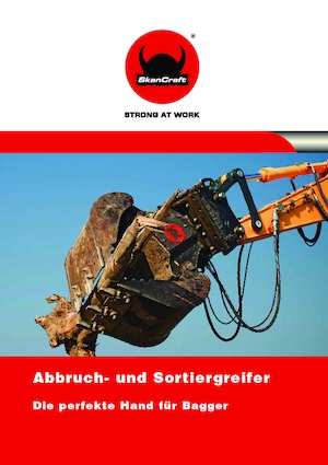 Pinzas de demolición clasificadoras SkanCraft ASG2-3
