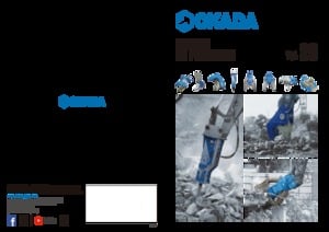 Pinzas de demolición clasificadoras Okada ASG-30R