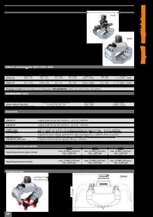 Pinzas de demolición clasificadoras Kinshofer D04H-40