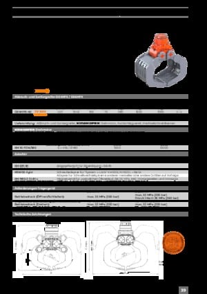 Pinzas de demolición clasificadoras Kinshofer D09HPX-50