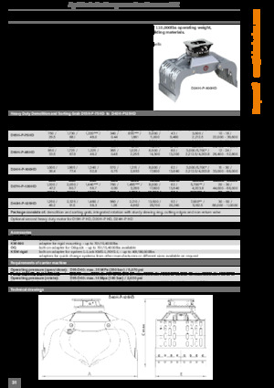 Pinzas de demolición clasificadoras Kinshofer D24H-P-100HD