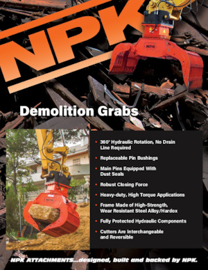 Pinzas de demolición clasificadoras NPK DG-30A
