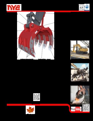 Pinzas de demolición clasificadoras Nye DGX359