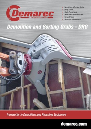 Pinzas de demolición clasificadoras Demarec DRG 22