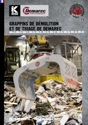 Pinzas de demolición clasificadoras Demarec DRG-45