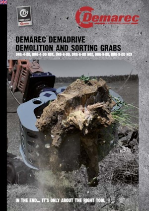 Pinzas de demolición clasificadoras Demarec DRG-6-DD