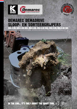 Pinzas de demolición clasificadoras Demarec DRG-6-DD