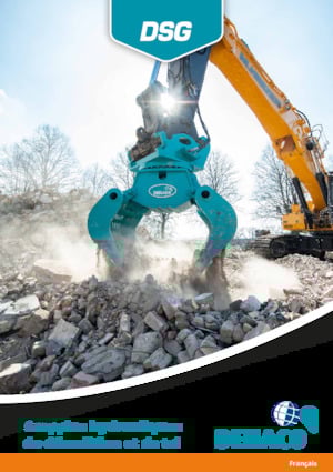 Pinzas de demolición clasificadoras Dehaco DSG250-R